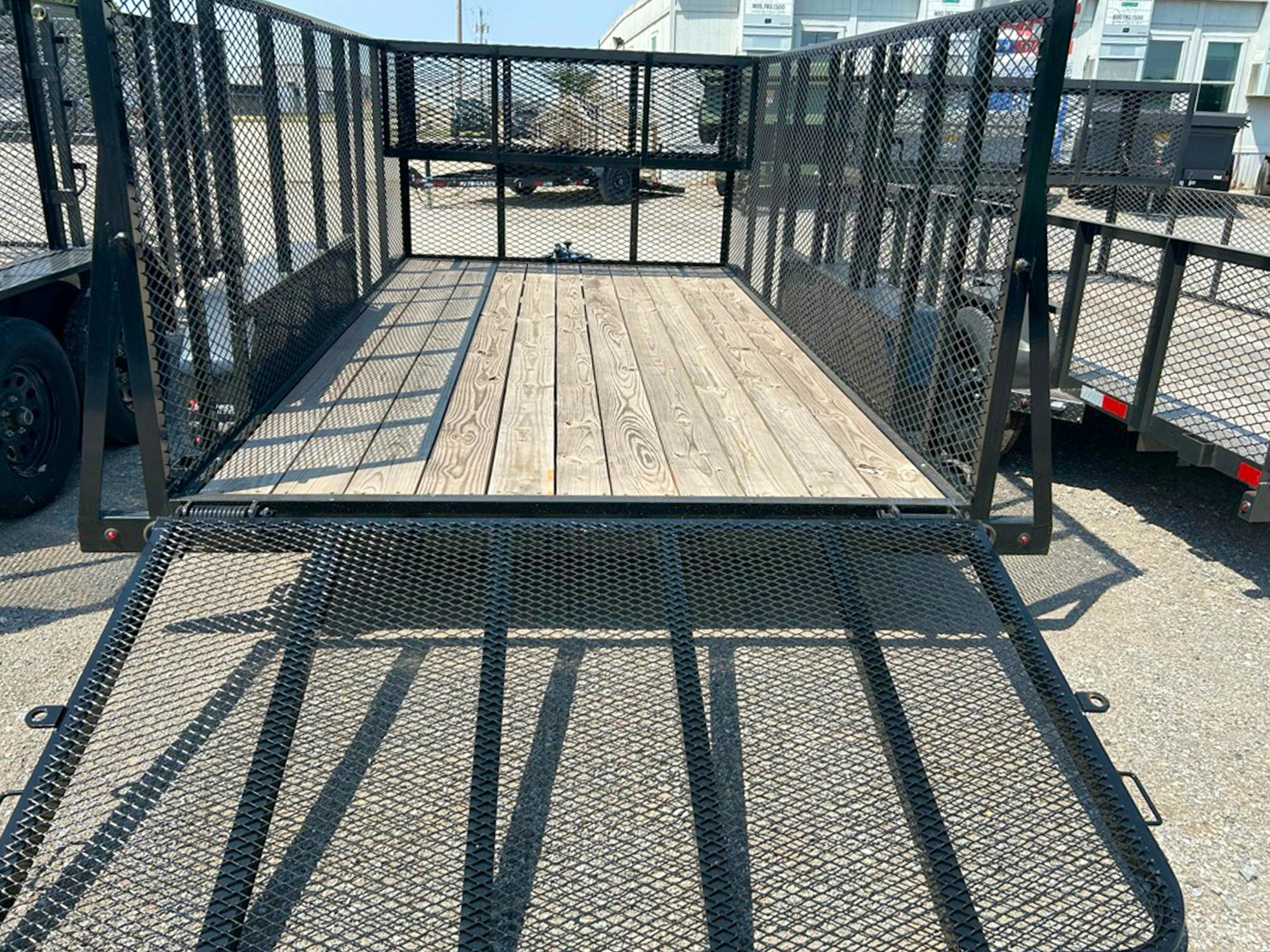 X-ON 14'x83" Landscape Trailer w/ 4' Sides & 4' Gate (L2)