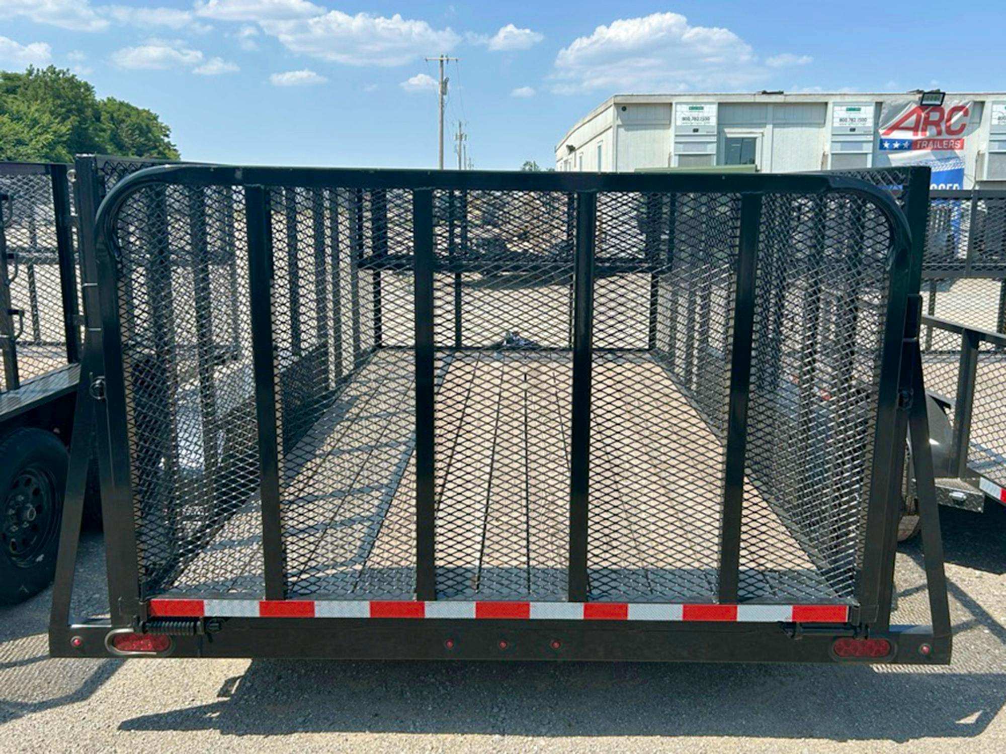 X-ON 14'x83" Landscape Trailer w/ 4' Sides & 4' Gate (L2)