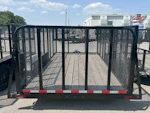 X-ON 14'x83" Landscape Trailer w/ 4' Sides & 4' Gate (L2) Stock #84487 - Thumbnail 4