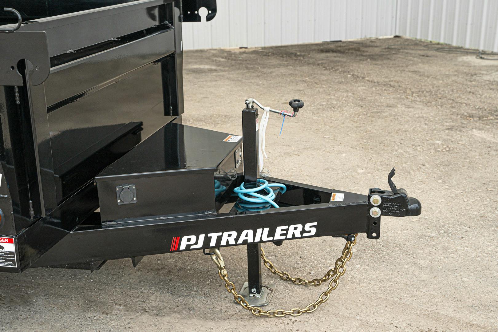 PJ Trailers 12'x72" Hydraulic Dump Trailer w/ 20" Sides (D3) - Image 8