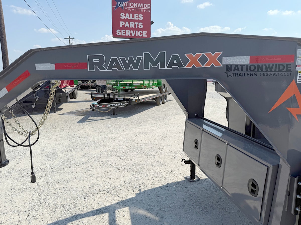 RawMaxx 16'x83" Telescopic Gooseneck Dump Trailer (LPXT GN) - Image 2