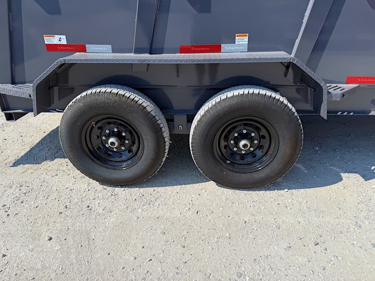 RawMaxx 16'x83" Telescopic Gooseneck Dump Trailer (LPXT GN) - Image 5