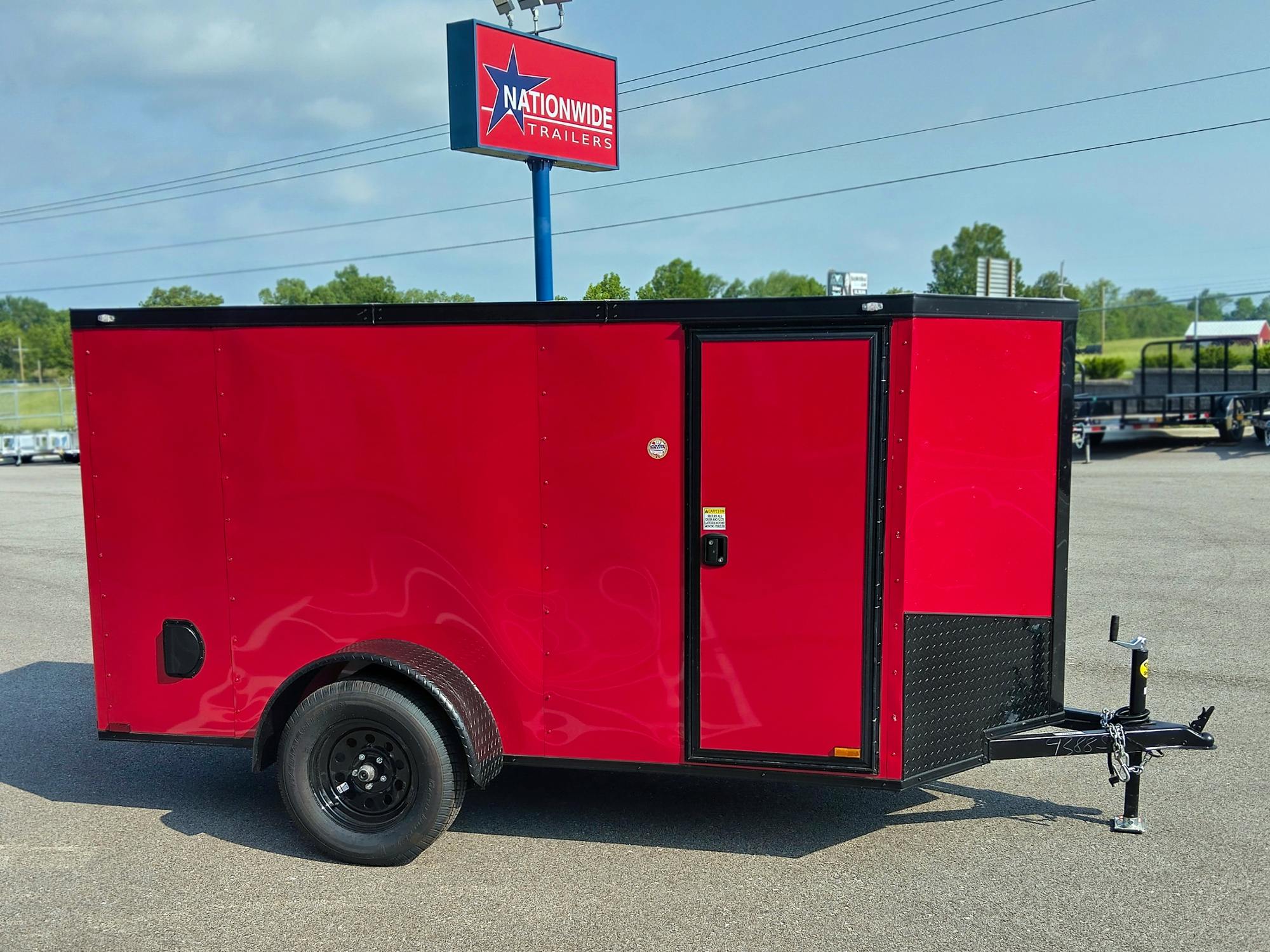 Spartan 5'x10' Enclosed Cargo Trailer w/ Rear Ramp Door (C1) - Stock #84522 - Image 2 of 4