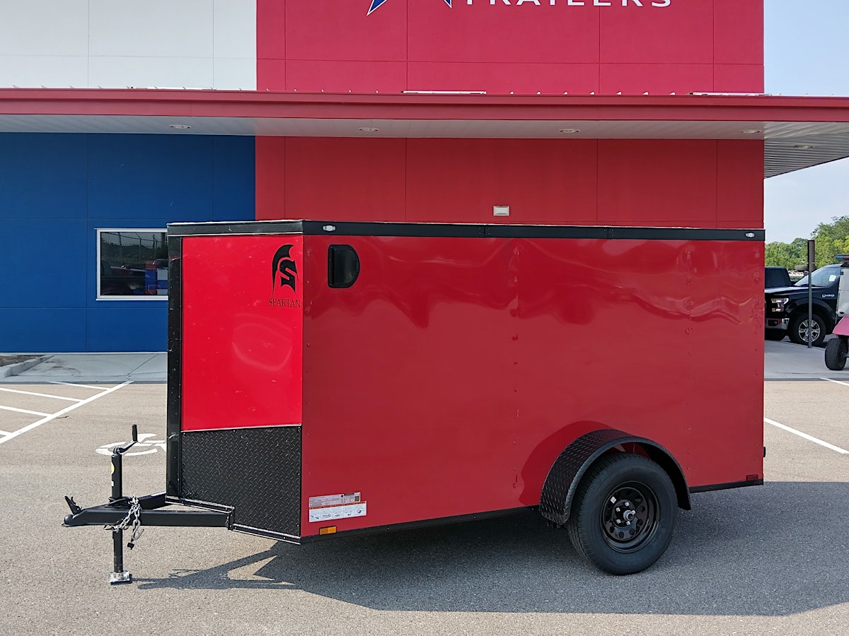 Spartan 5'x10' Enclosed Cargo Trailer w/ Rear Ramp Door (C1) - Image 3