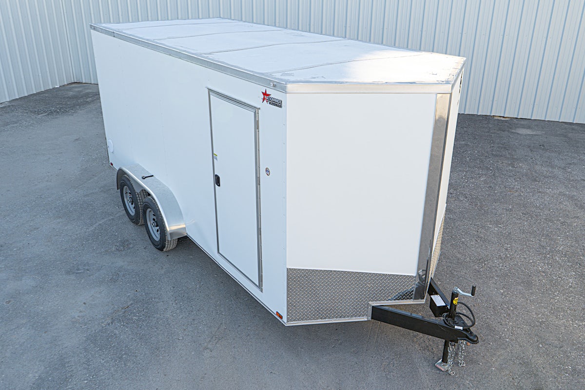 Spartan 7'x16' Enclosed Cargo Trailer w/ Rear Ramp Door (C2) - Image 4