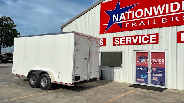 Spartan 7'x16' Enclosed Cargo Trailer w/ Rear Barn Doors (C2) - Image 3