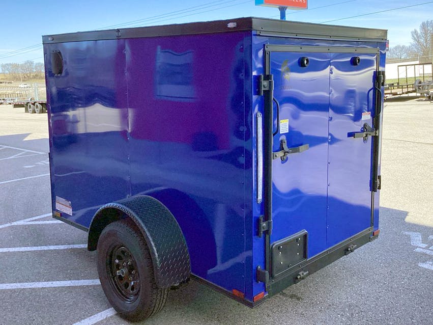 Spartan 5'x8' Enclosed Cargo Trailer w/ Rear Ramp Door (C1) - Stock #84540 - Image 2 of 5