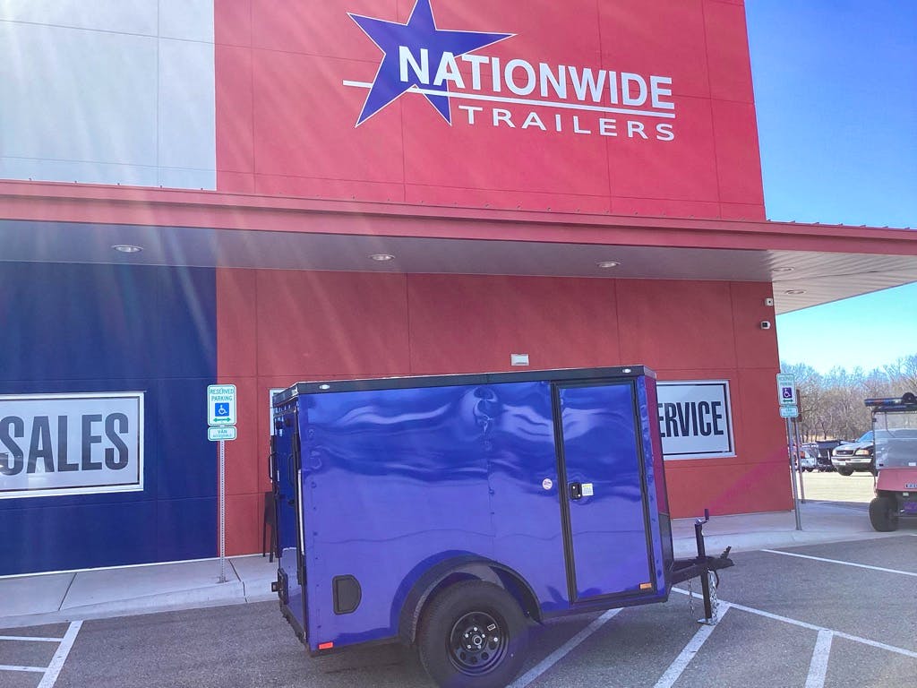 Spartan 5'x8' Enclosed Cargo Trailer w/ Rear Ramp Door (C1) - Stock #84540 - Image 5 of 5