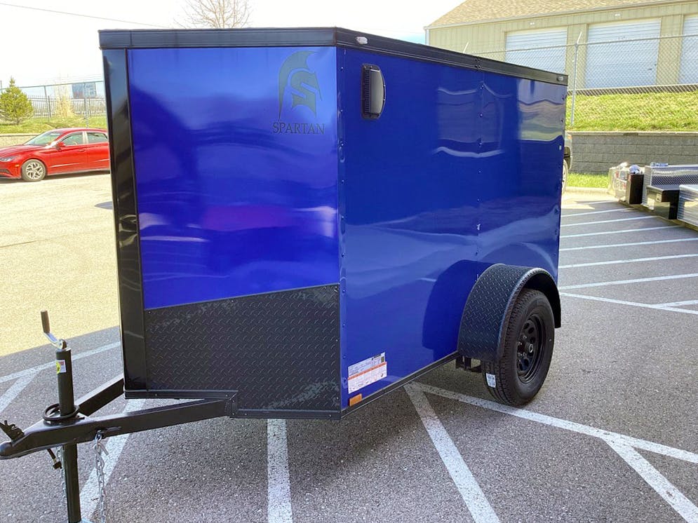 Spartan 5'x8' Enclosed Cargo Trailer w/ Rear Ramp Door (C1) - Stock #84540 - Image 3 of 5