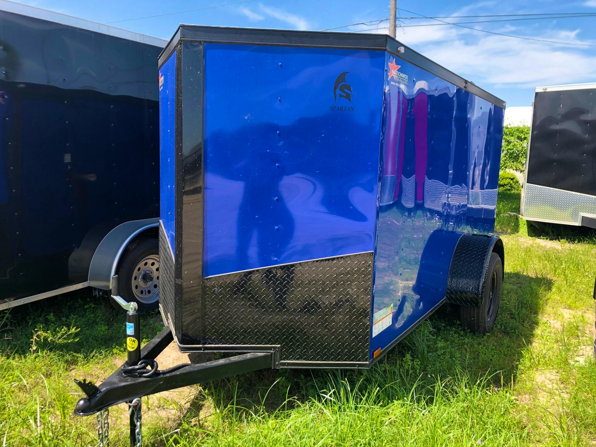 Spartan 5'x8' Enclosed Cargo Trailer w/ Rear Ramp Door (C1) - Image 1