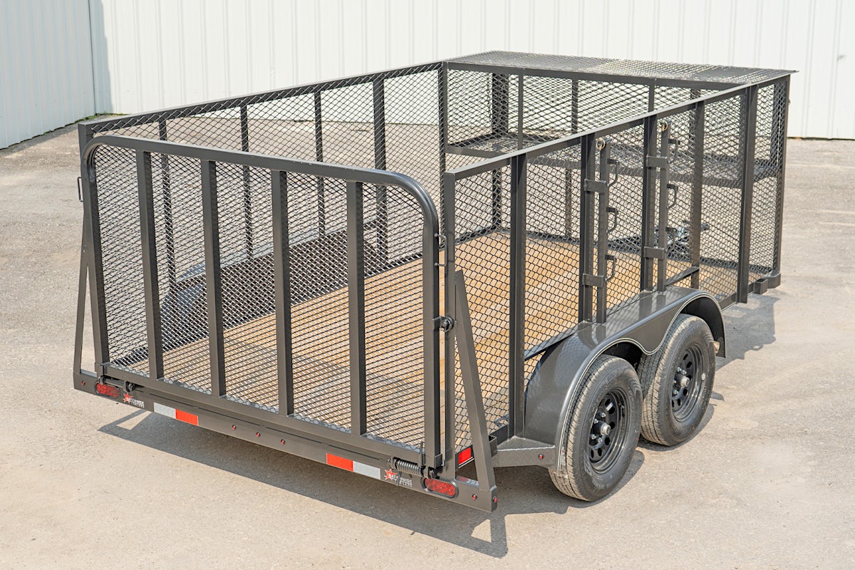 X-ON 12'x83" Landscape Trailer w/ 4' Sides & 4' Gate (L2) - Image 12