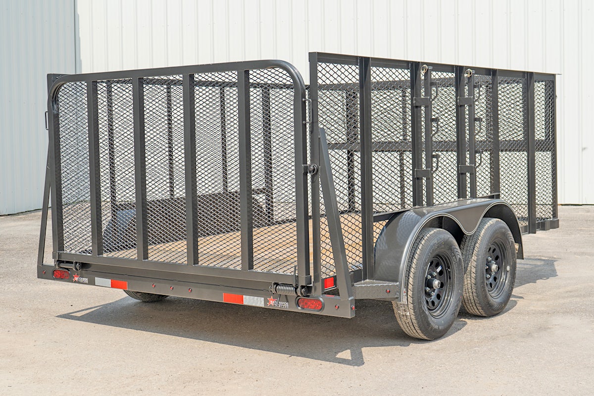 X-ON 12'x83" Landscape Trailer w/ 4' Sides & 4' Gate (L2) - Image 13