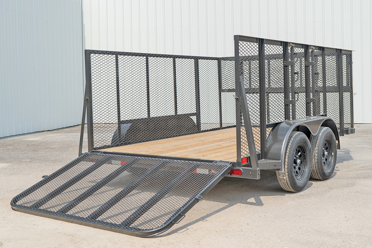 X-ON 12'x83" Landscape Trailer w/ 4' Sides & 4' Gate (L2) - Image 14