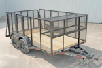 X-ON 12'x83" Landscape Trailer w/ 4' Sides & 4' Gate (L2) Stock #84558 - Thumbnail 1