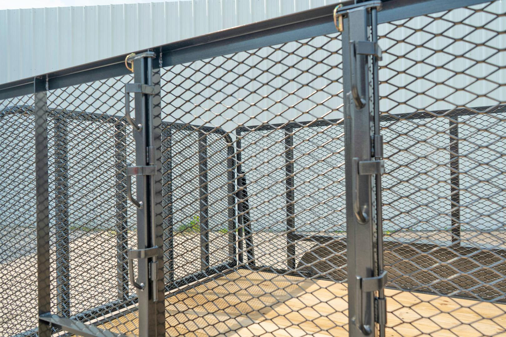 X-ON 12'x83" Landscape Trailer w/ 4' Sides & 4' Gate (L2)