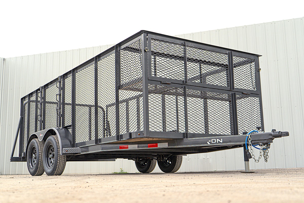 X-ON 16'x83" Landscape Trailer w/ 4' Sides & 4' Gate (L2) - Image 3