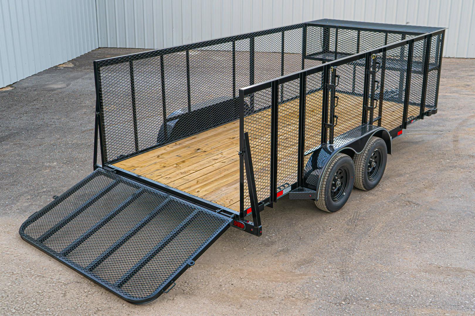 X-ON 16'x83" Landscape Trailer w/ 4' Sides & 4' Gate (L2) - Image 15