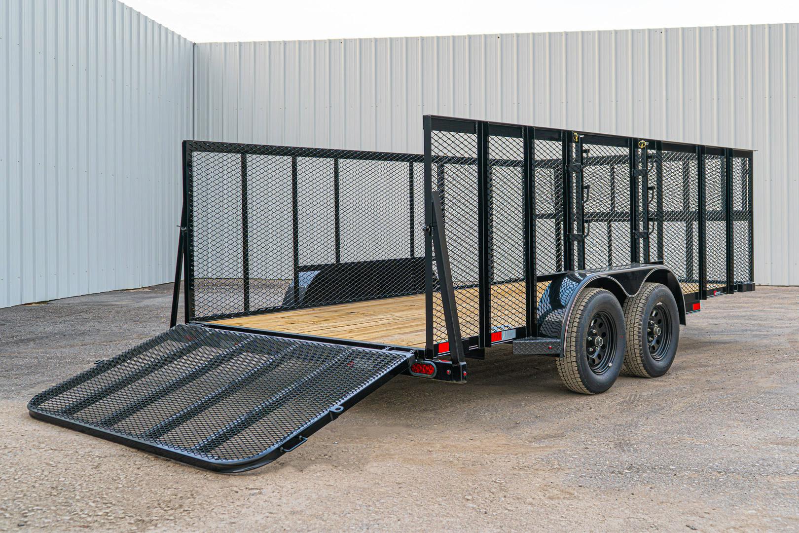 X-ON 16'x83" Landscape Trailer w/ 4' Sides & 4' Gate (L2) - Image 17