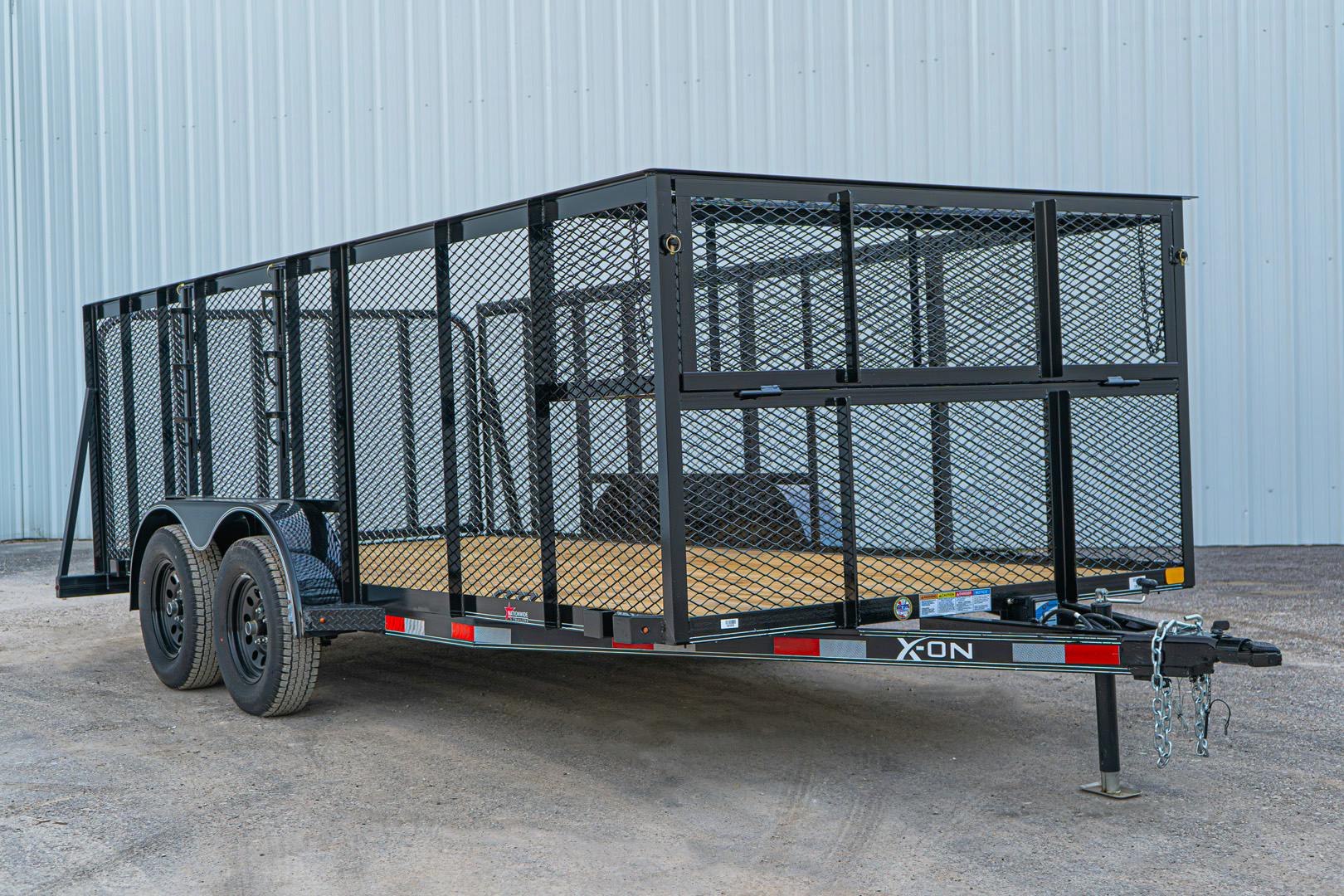 X-ON 16'x83" Landscape Trailer w/ 4' Sides & 4' Gate (L2) - Image 2