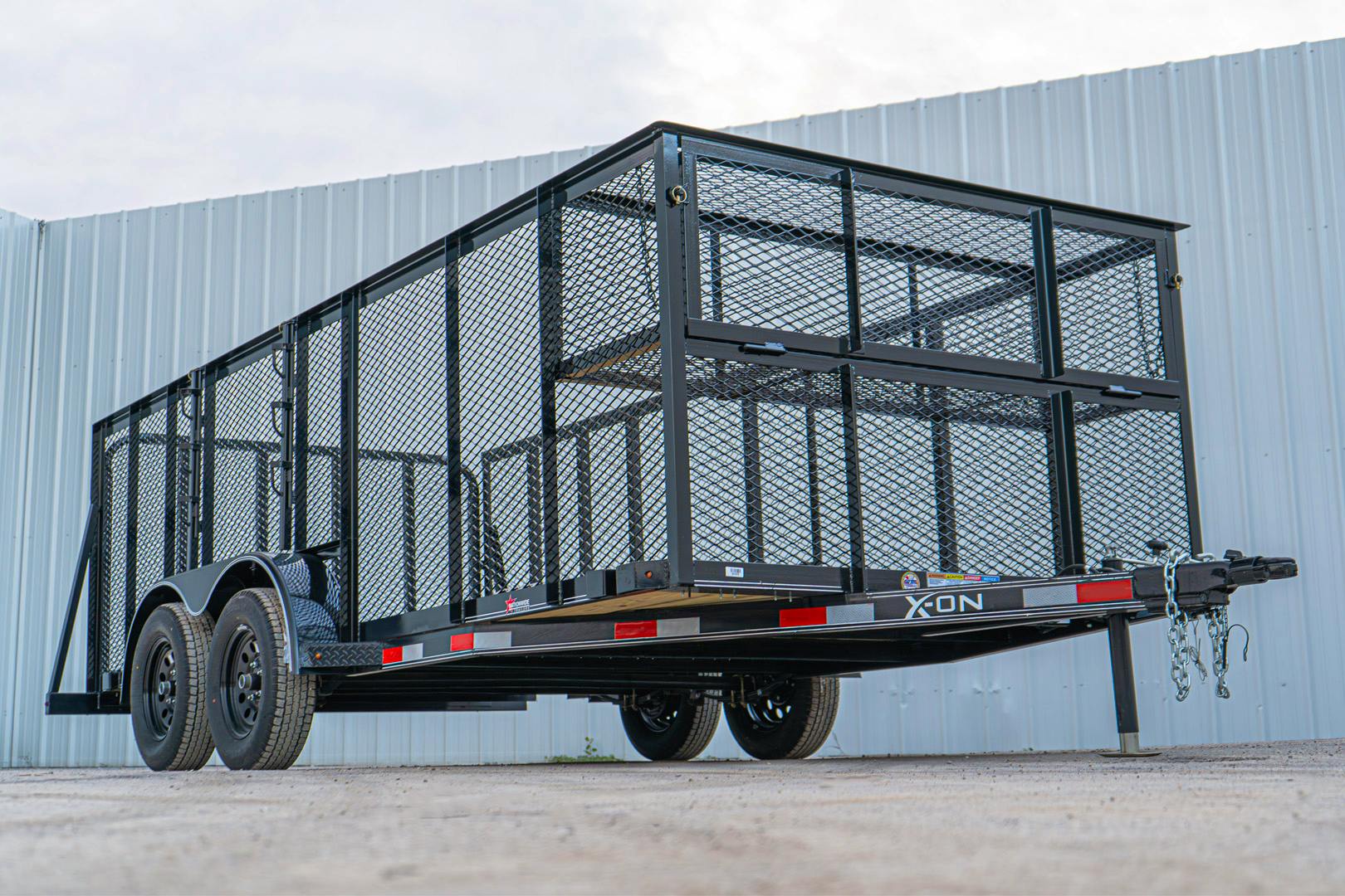 X-ON 16'x83" Landscape Trailer w/ 4' Sides & 4' Gate (L2) - Image 3