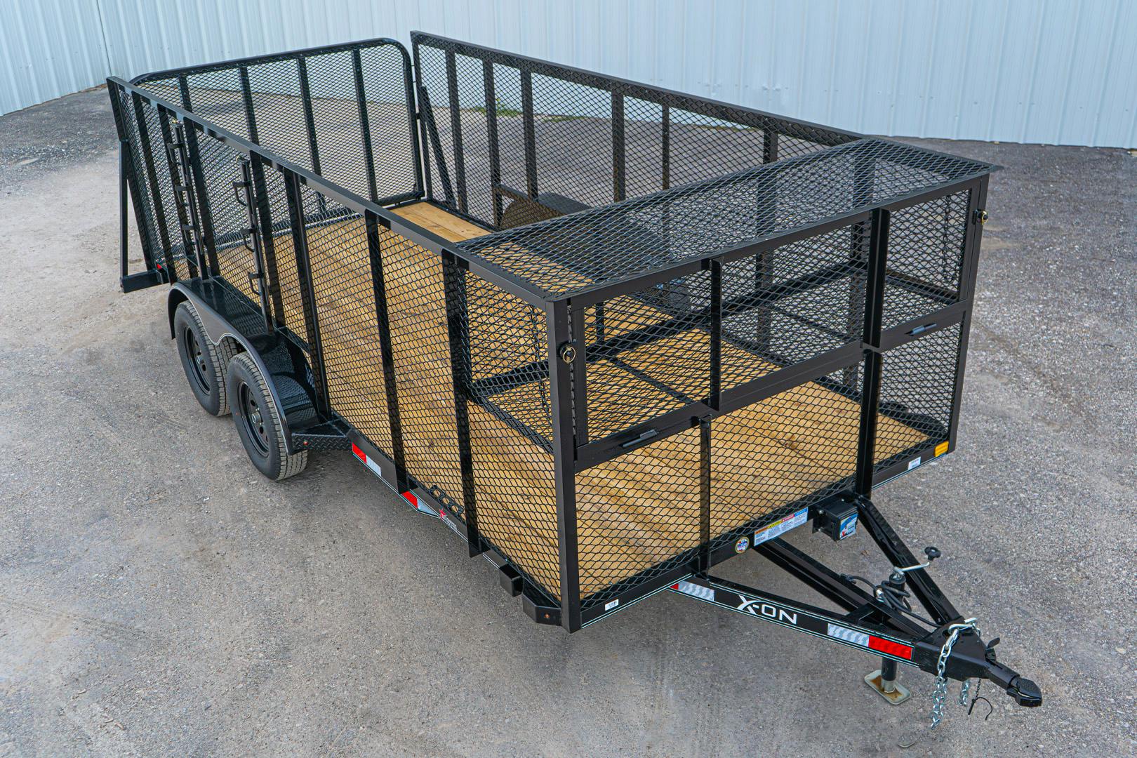 X-ON 16'x83" Landscape Trailer w/ 4' Sides & 4' Gate (L2) - Image 4