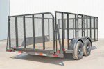X-ON 14'x83" Landscape Trailer w/ 4' Sides & 4' Gate (L2) Stock #84562 - Thumbnail 5