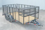 X-ON 14'x83" Landscape Trailer w/ 4' Sides & 4' Gate (L2) Stock #84562 - Thumbnail 1