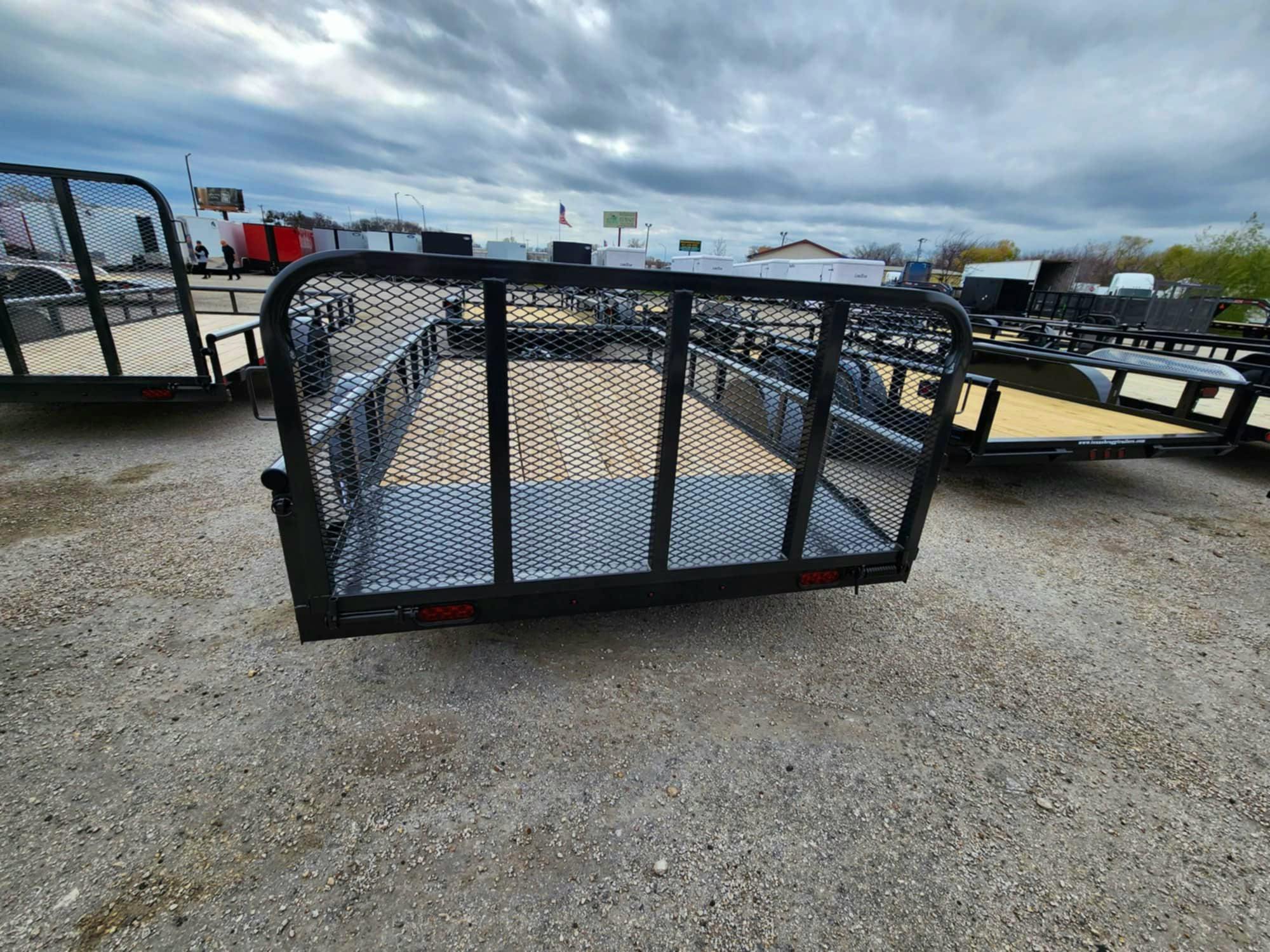 X-ON 12'x77" Utility Trailer w/ 3' Gate & 2' Dovetail (U1) - Image 3