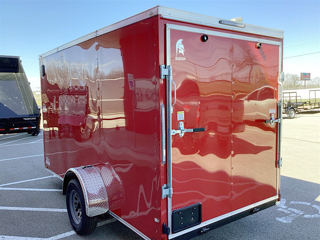 Spartan 6'x12' Enclosed Cargo Trailer w/ Rear Ramp Door (C1) - Stock #84602 - Image 2 of 4 Spartan 6'x12' Enclosed Cargo Trailer w/ Rear Ramp Door (C1) - Stock #84602 - Image 2 of 4