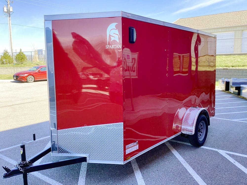 Spartan 6'x12' Enclosed Cargo Trailer w/ Rear Ramp Door (C1) - Stock #84602 - Image 4 of 4