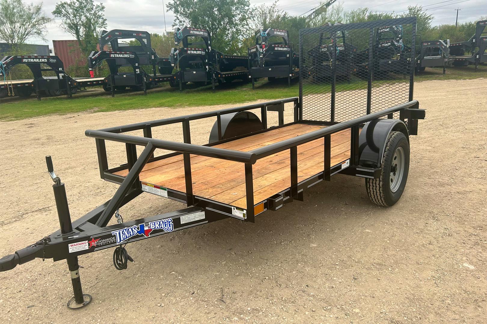 Texas Bragg 10'x60" Utility Trailer w/ 3' Gate (U1)