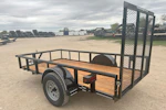 Texas Bragg 10'x60" Utility Trailer w/ 3' Gate (U1) Stock #84629 - Thumbnail 2