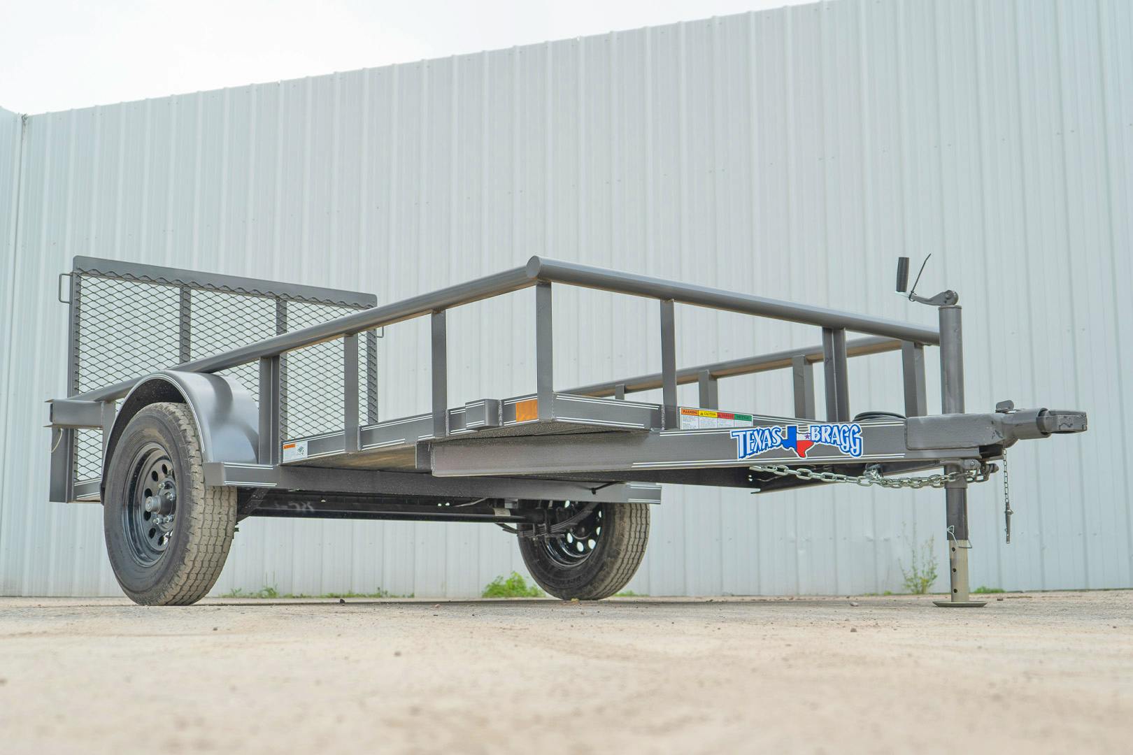 Texas Bragg 10'x60" Utility Trailer w/ 3' Gate (U1) - Image 1
