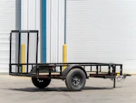 Texas Bragg 10'x60" Utility Trailer w/ 4' Gate (U1) Stock #84633 - Thumbnail 2