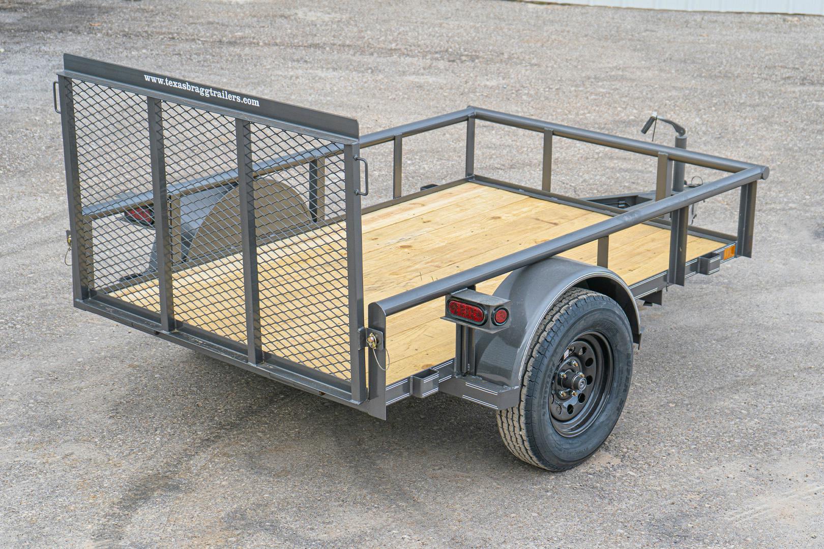 Texas Bragg 8'x60" Utility Trailer w/ 3' Gate (U1)