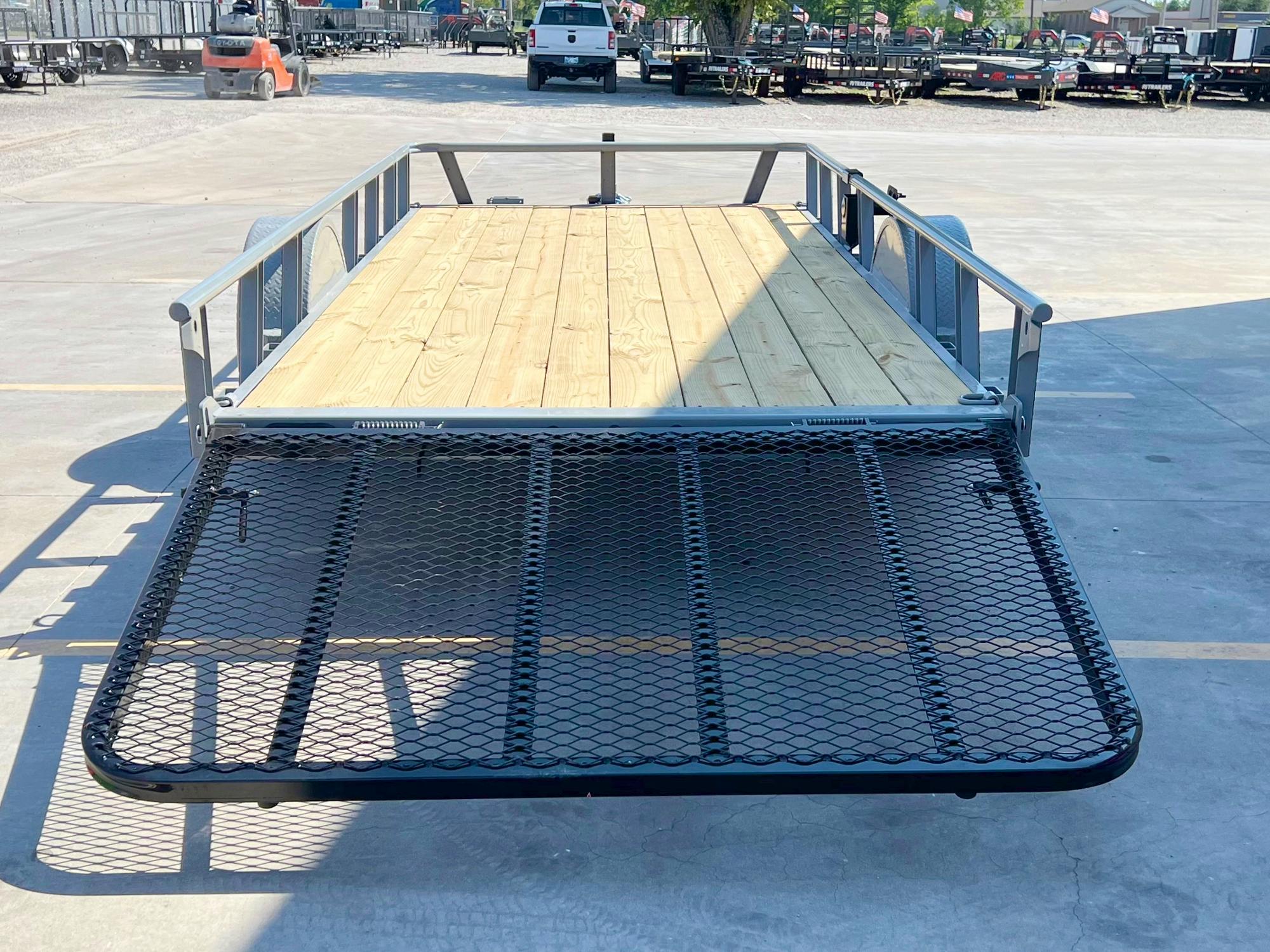 RawMaxx 14'x77" Pipetop Utility Trailer w/4' Gate (UTX) - Image 4