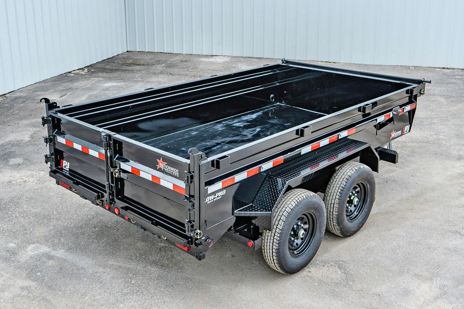 PJ Trailers 12'x83" Low Pro Dump Trailer w/ 2' Sides (DL) - Image 17