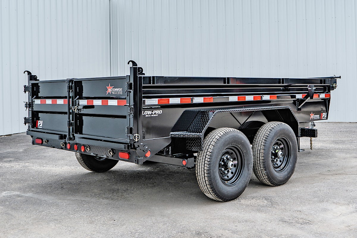 PJ Trailers 12'x83" Low Pro Dump Trailer w/ 2' Sides (DL) - Image 20