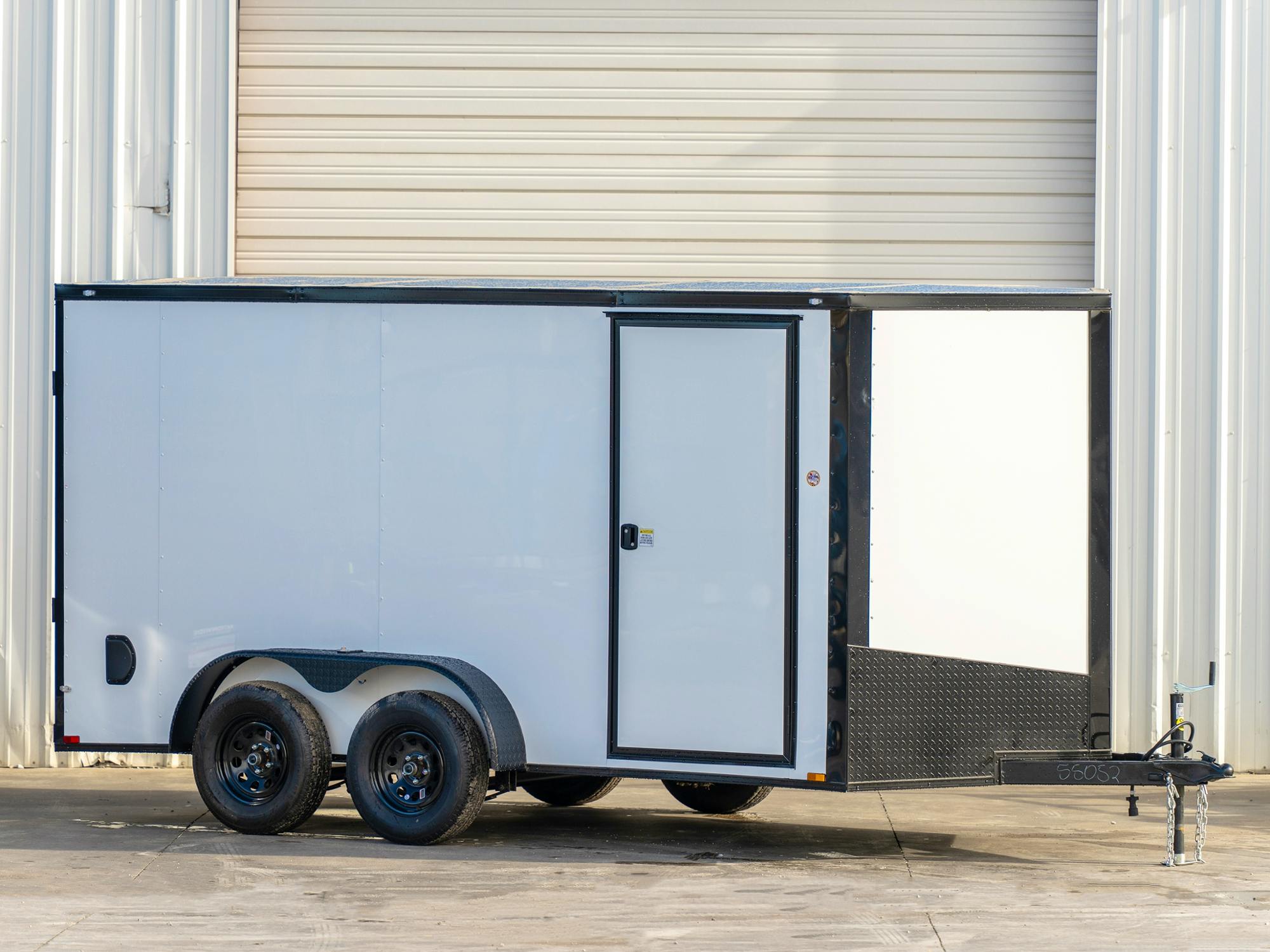 Spartan 7'x14' Enclosed Cargo Trailer w/ Rear Ramp Door (C2) - Stock #84662 - Image 1 of 3