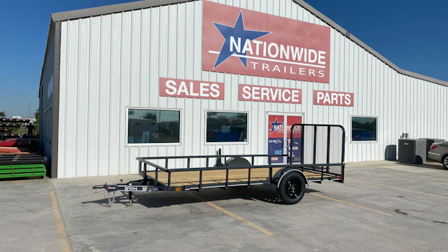 X-ON 14'x77" Utility Trailer w/ 4' Gate (U1)