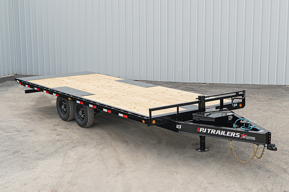 PJ Trailers 22'x102" Deckover Power Tilt Trailer (T8) - Image 2