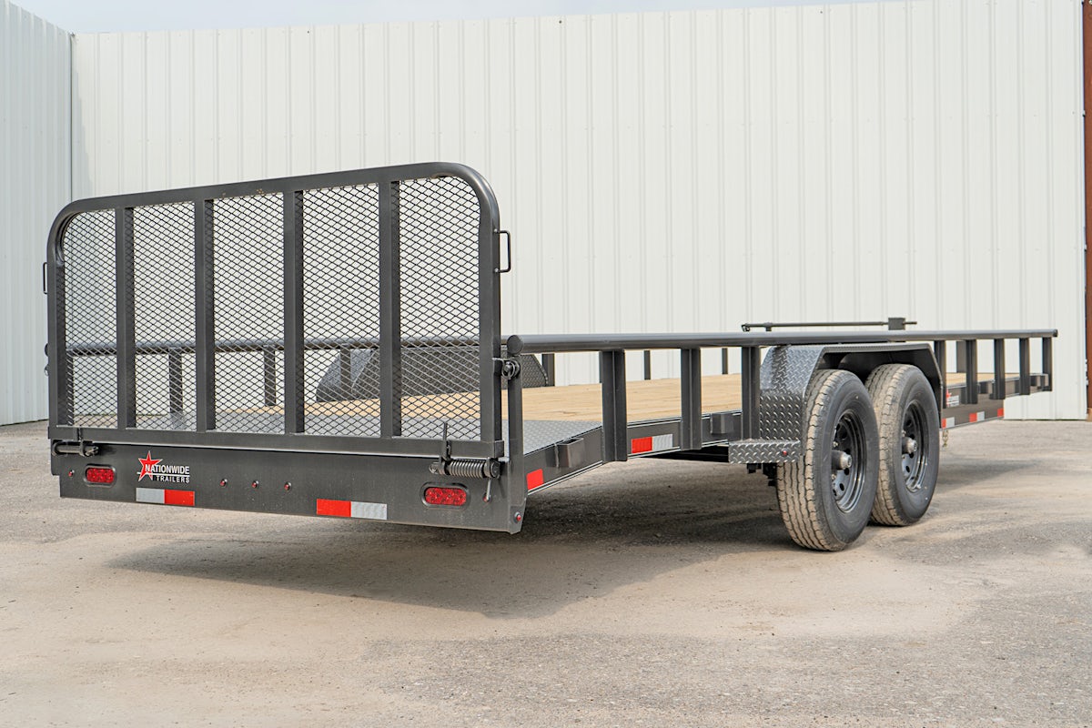 X-ON 22'x83" Utility Trailer w/ 2' Dovetail & 3' Gate (U2) - Image 12