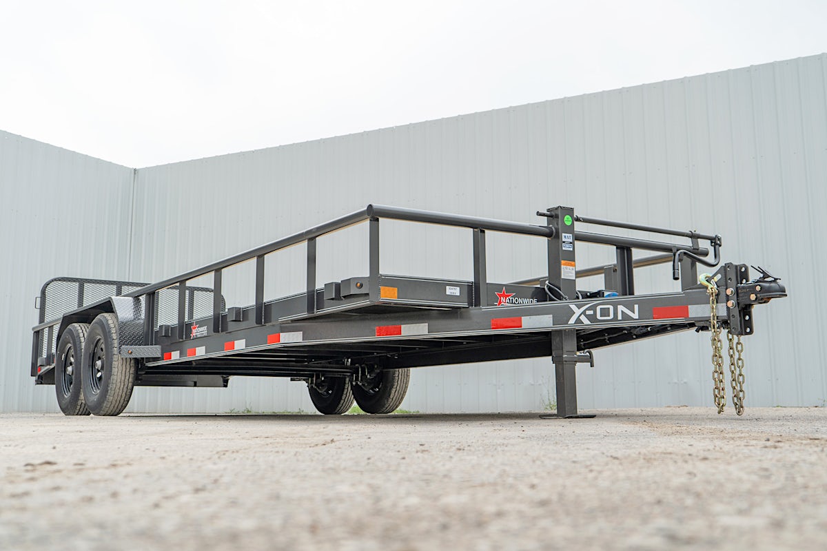 X-ON 22'x83" Utility Trailer w/ 2' Dovetail & 3' Gate (U2) - Image 3