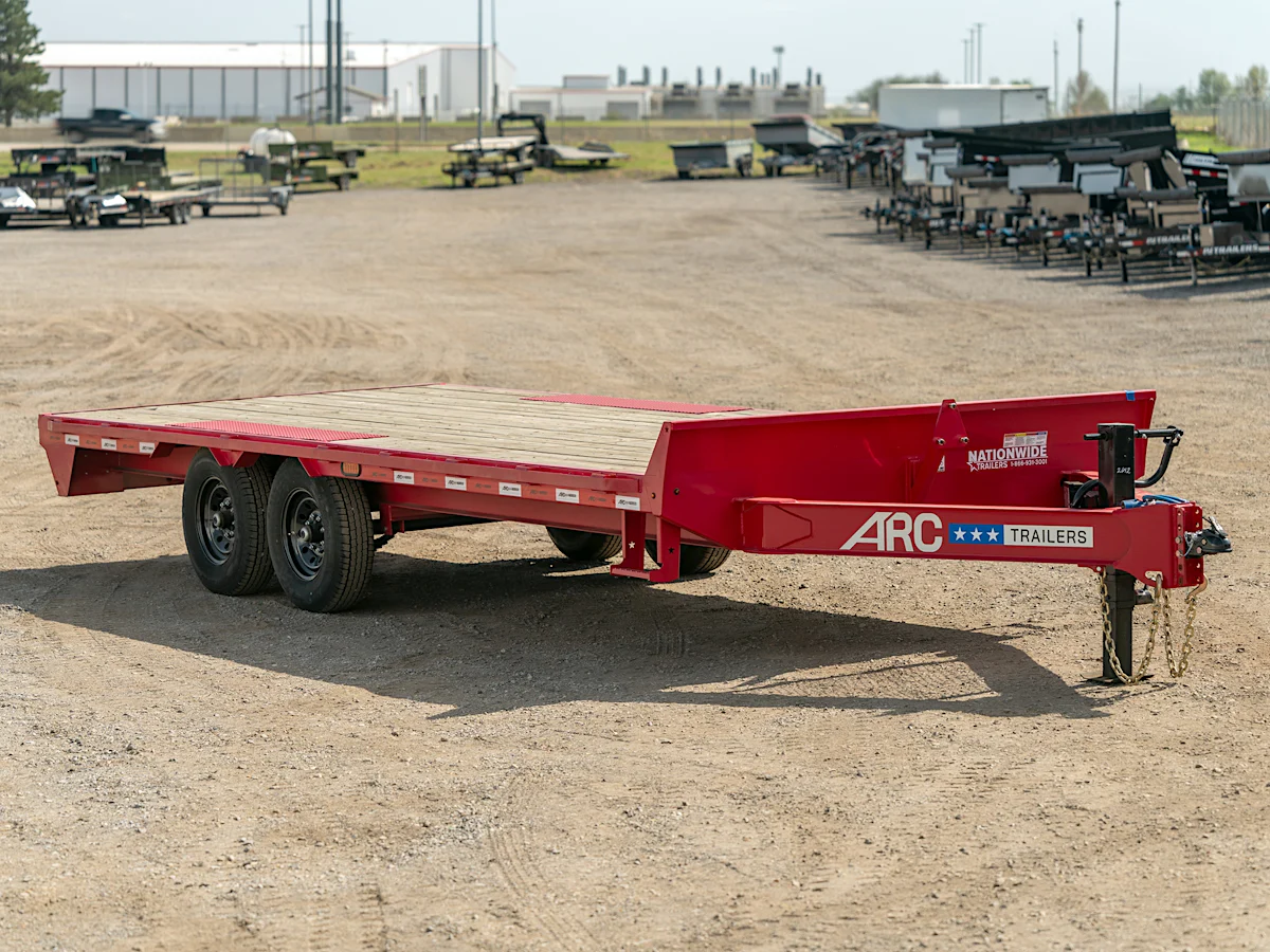 ARC Trailers 20'x102" 8" I-beam Deckover Trailer (BDS) - Stock #84741 - Image 1 of 3 ARC Trailers 20'x102" 8" I-beam Deckover Trailer (BDS) - Stock #84741 - Image 1 of 3