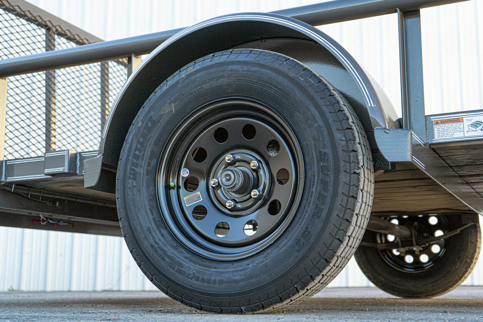 Texas Bragg 12'x77" Utility Trailer w/ 3' Gate (U1) - Image 8