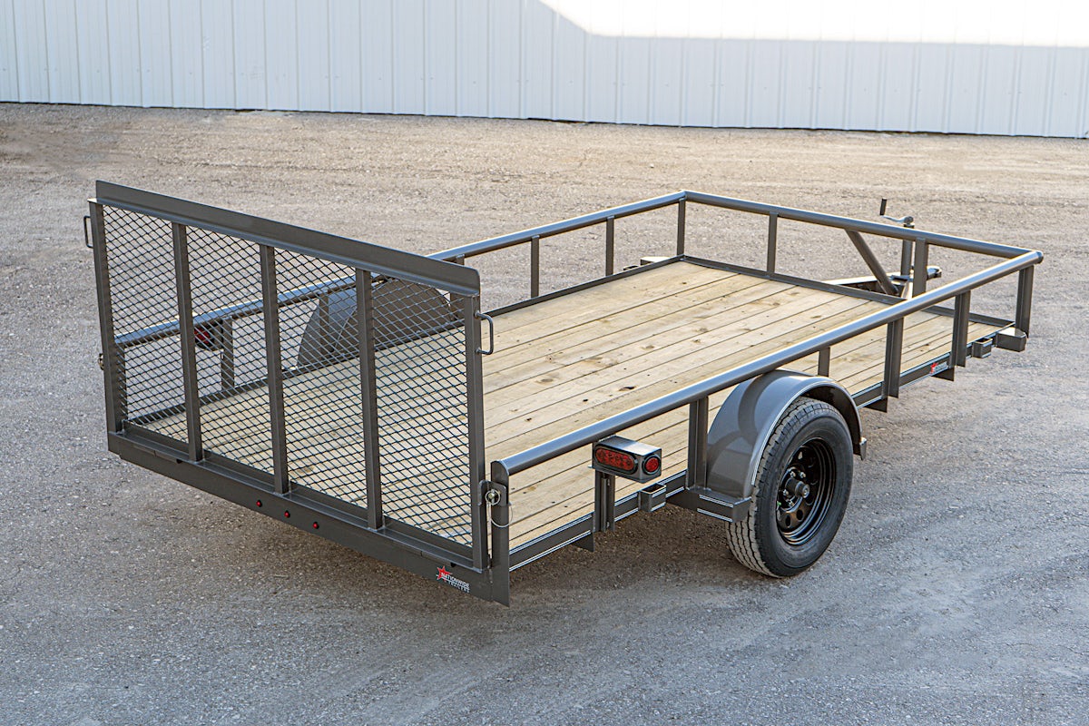 Texas Bragg 12'x77" Utility Trailer w/ 3' Gate (U1) - Image 10