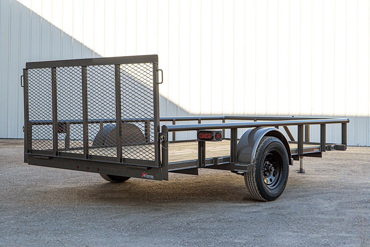 Texas Bragg 12'x77" Utility Trailer w/ 3' Gate (U1) - Image 12