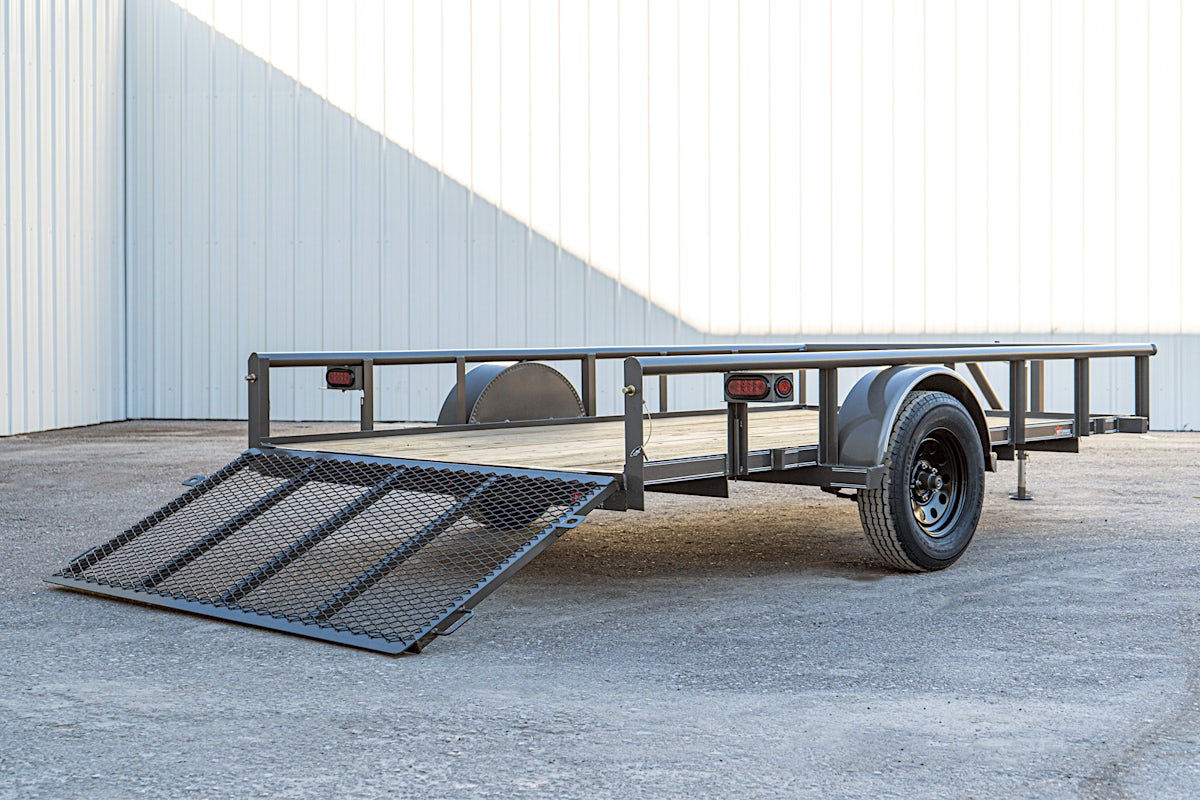 Texas Bragg 12'x77" Utility Trailer w/ 3' Gate (U1) - Image 13