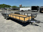 Texas Bragg 22'x83" Utility Trailer w/ 2' Dovetail & 3' Gate (U2) Stock #84766 - Thumbnail 1