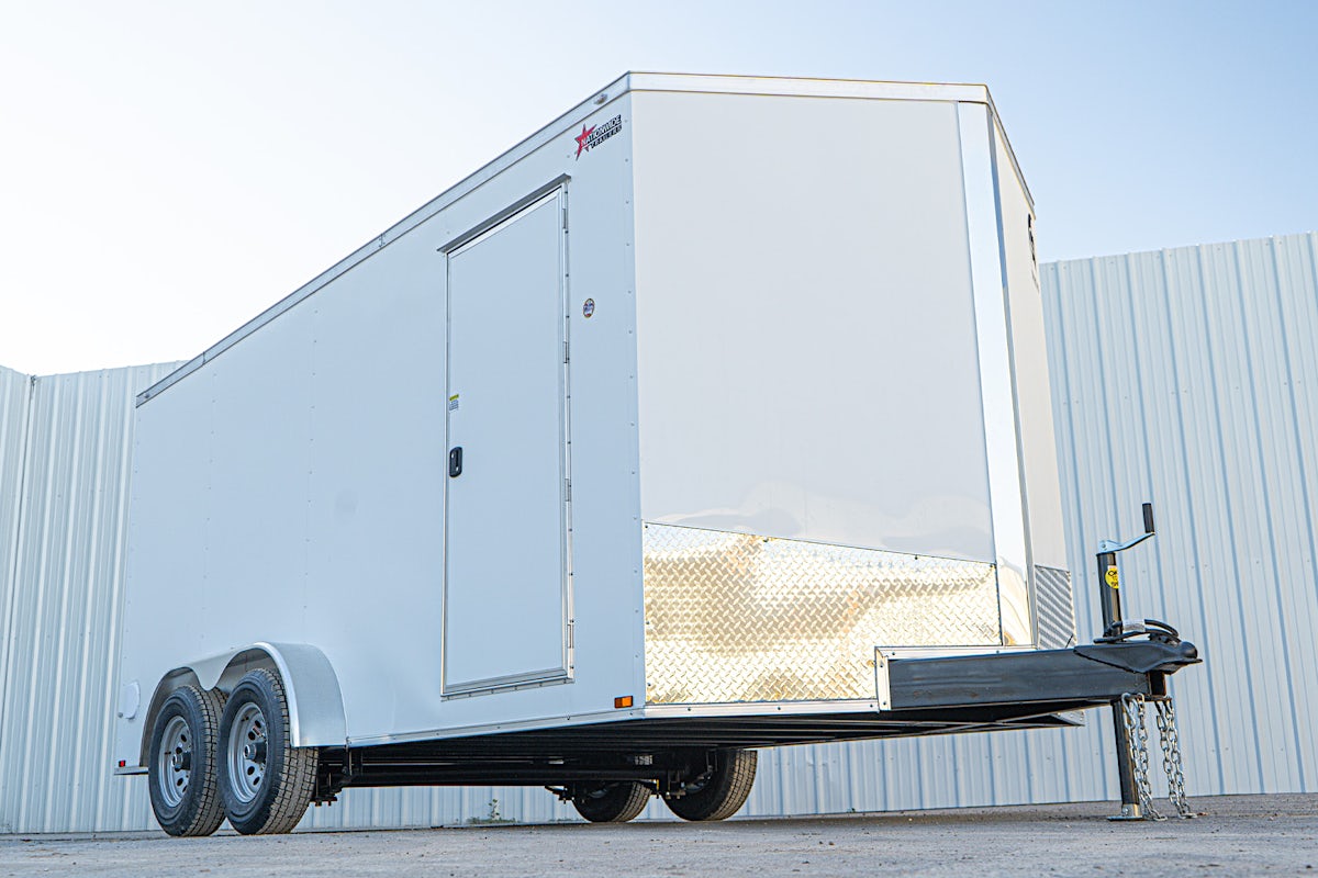Spartan 7'x16' Enclosed Cargo Trailer w/ Rear Ramp Door (C2) - Image 3